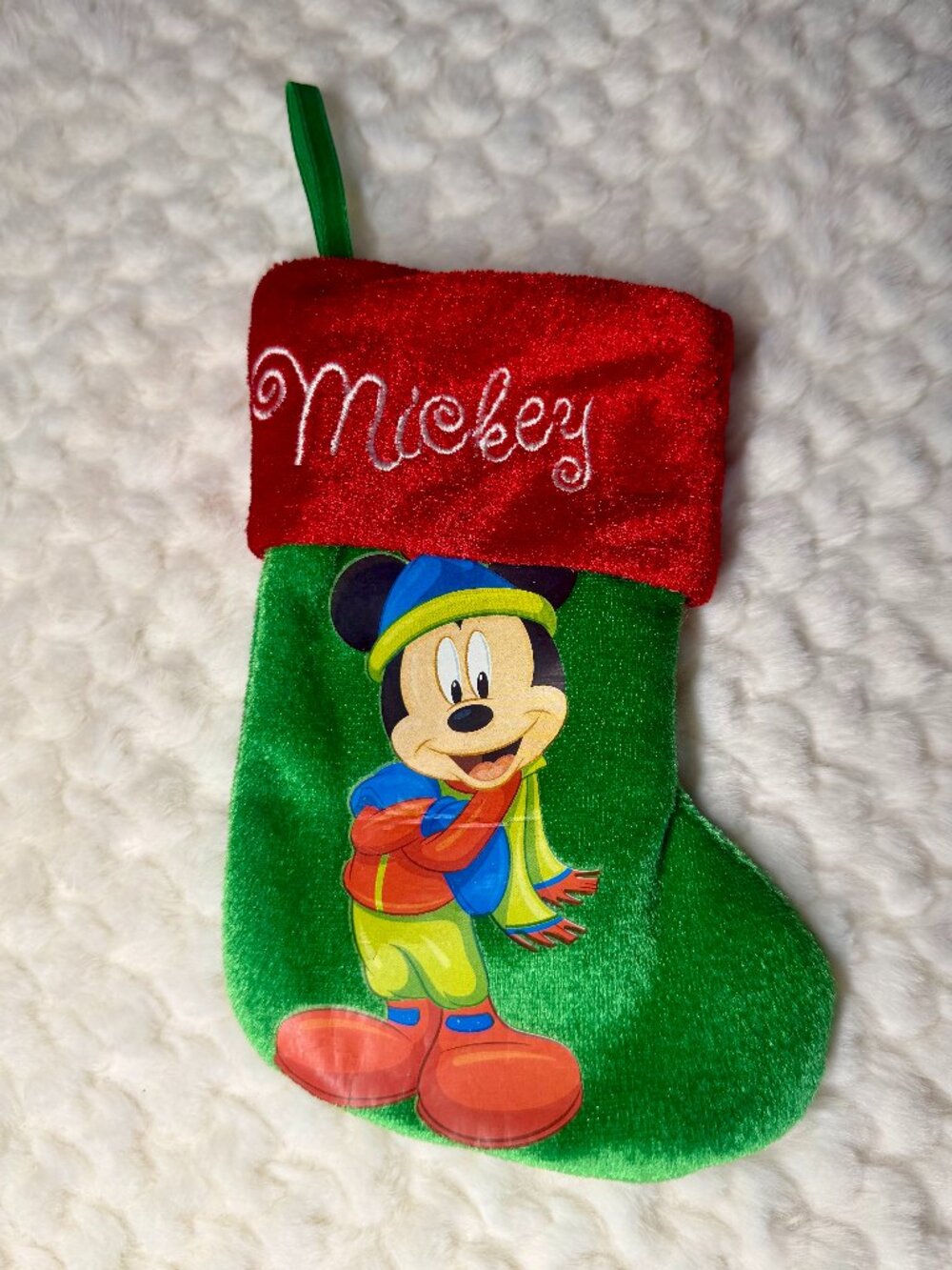 Disney Mickey Mouse Miniature Christmas Stocking